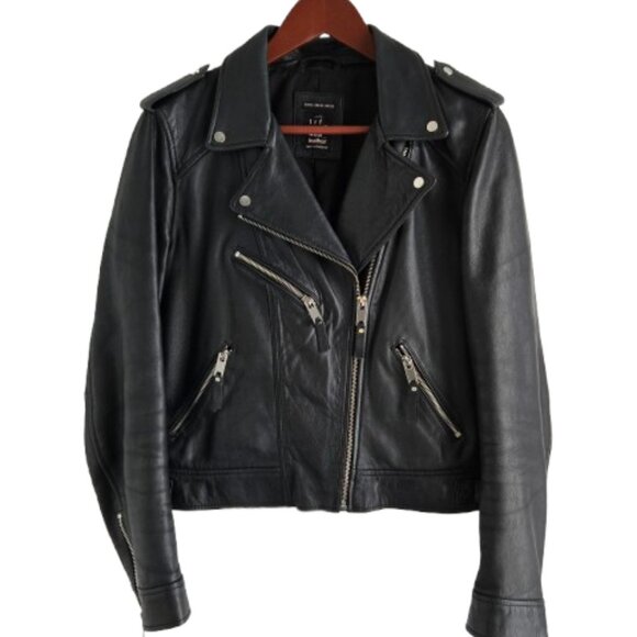 Zara TRF 100% Sheepskin Leather Jacket - Picture 1 of 9